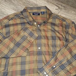 Brown Roundtree & Yorke long sleeve Sz 4xt B15